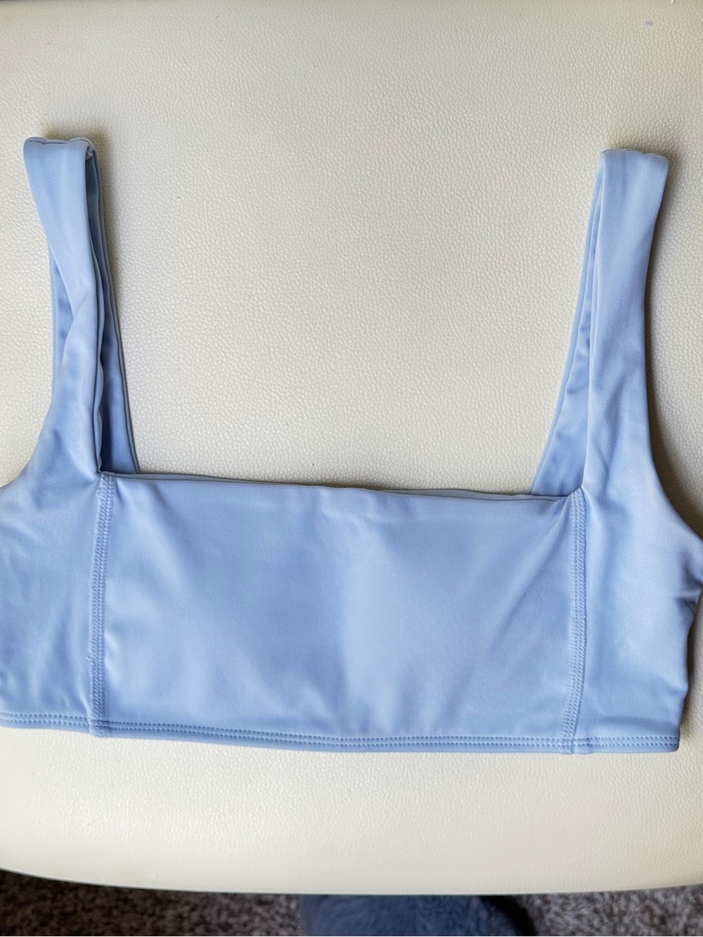 Yllw the Label Square-Neck Light Blue Sports Bralette